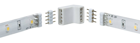 LED juostų prijungimo prie elektros tinklo 220 schemos ir juostų sujungimo tarpusavyje būdai